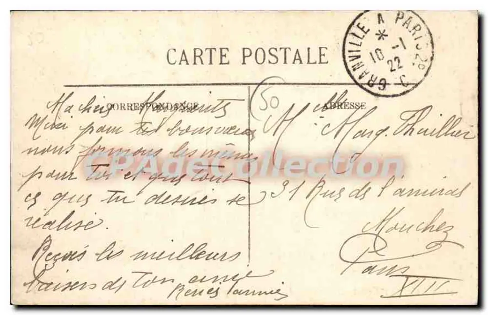 O Mont Saint-Michel — As Carruagens de Genêts — LL. n°157 - Verso