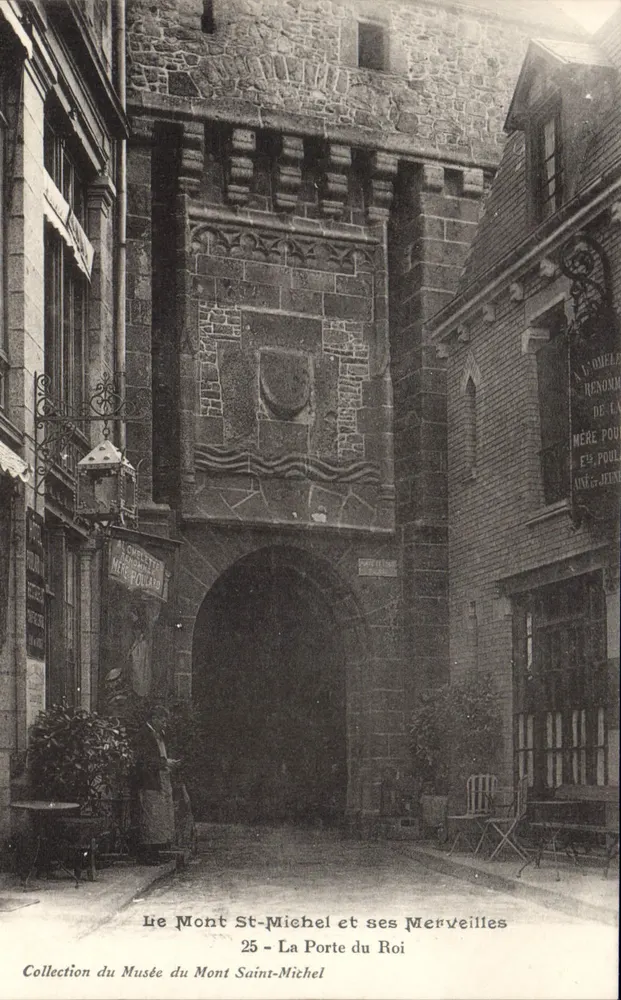 Mont St-Michel und seine Wunder — 25 — Die Königsbrücke — Sammlung des Museums Mont Saint-Michel - Vorderseite