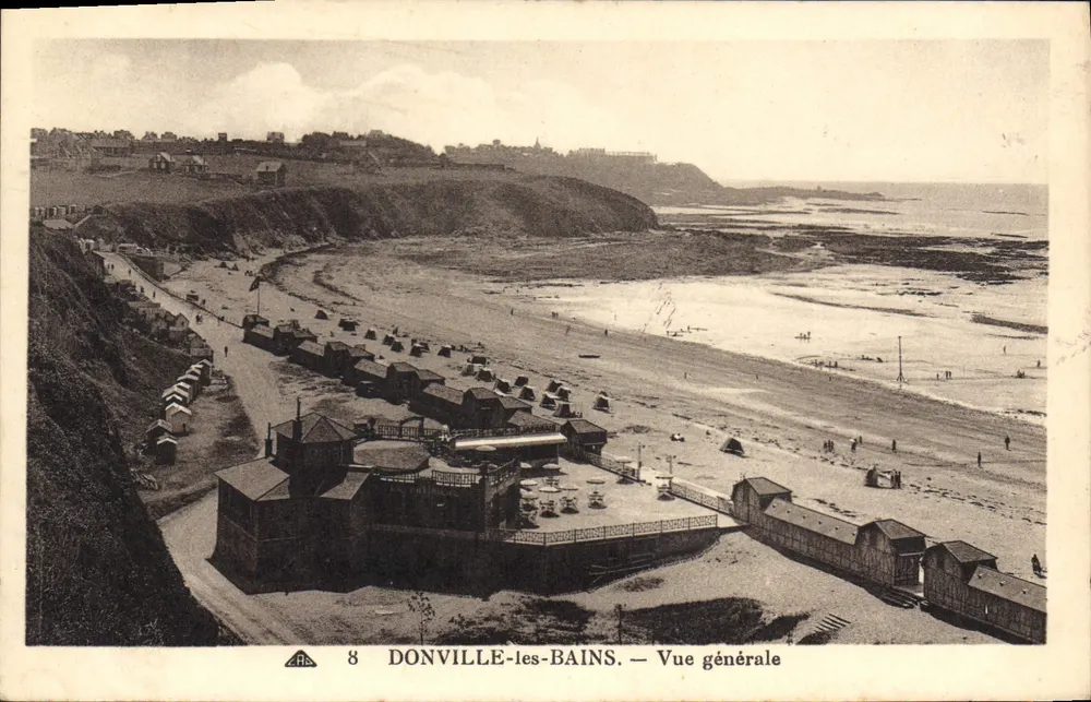 Donville-les-Bains — Vista geral — Edição A. Jacquins - Frente