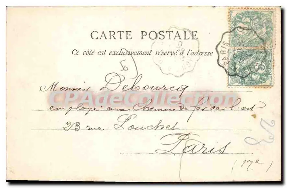 Von Granville zum Mont-Saint-Michel — Ansicht des Sees —Paris, Nr. 31 - Rückseite