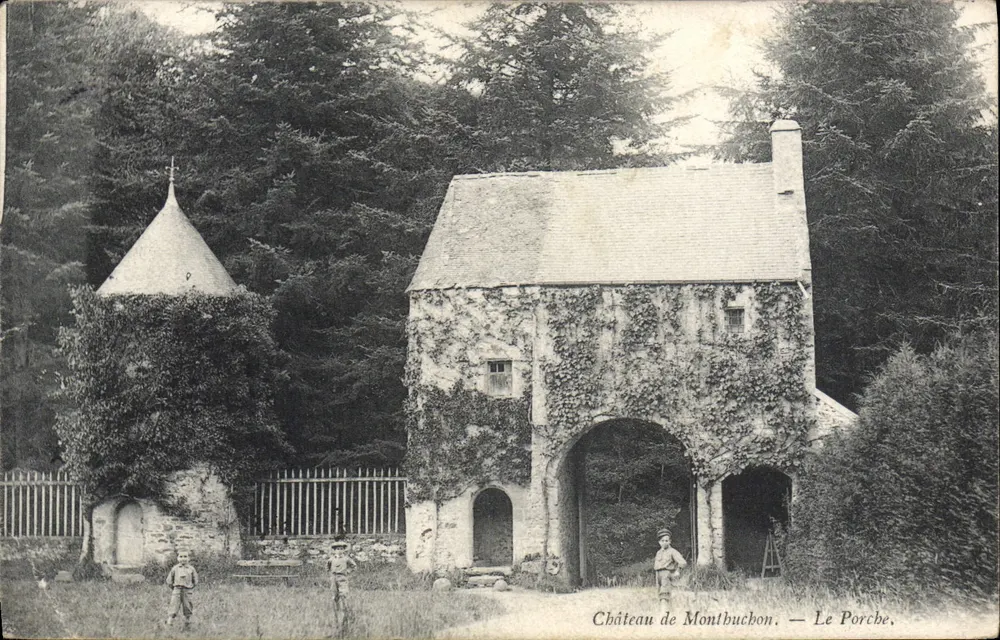 Schloss Montbuchon — Le Porche — Verleger: Papeterie Ladrue, Guitures - Vorderseite