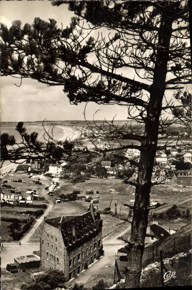 Carolles - Blick auf den Strand durch die Kiefern — Cie des Arts Photomécaniques, Serie 5 - Vorderseite