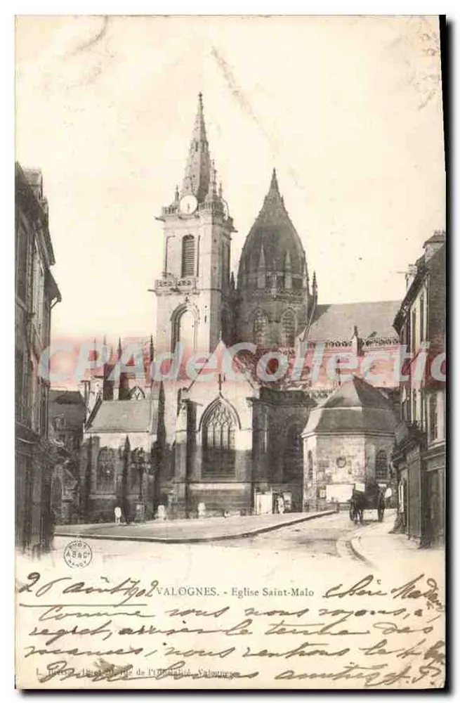 Valognes - Igreja de São Malo - Frente