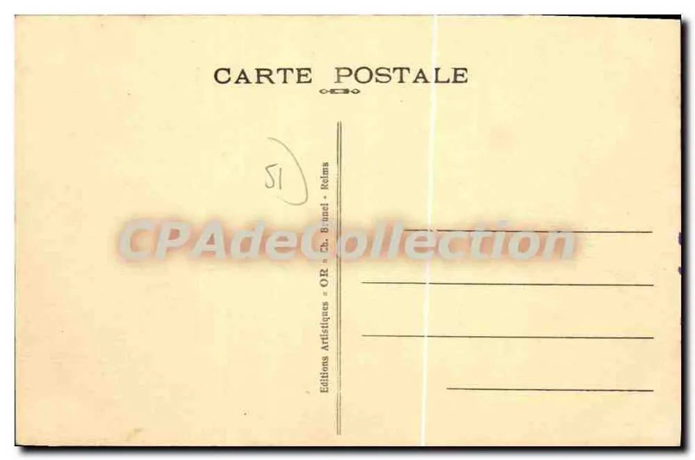 Chalons-sur-Marne — A Porta de Marne — Éditeur OR, n°23 - Verso