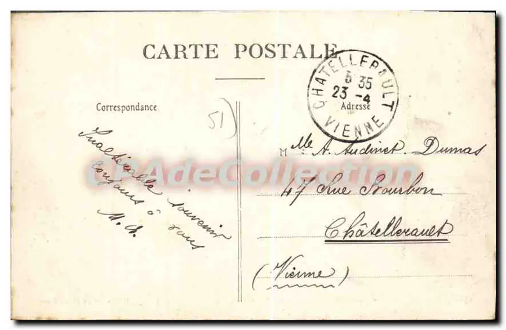 Chalons-sur-Marne — Samenloop van de Twee Kanalen, Mau en Nau — L. Géra, Uitg. Chalons-sur-Marne - Achterkant