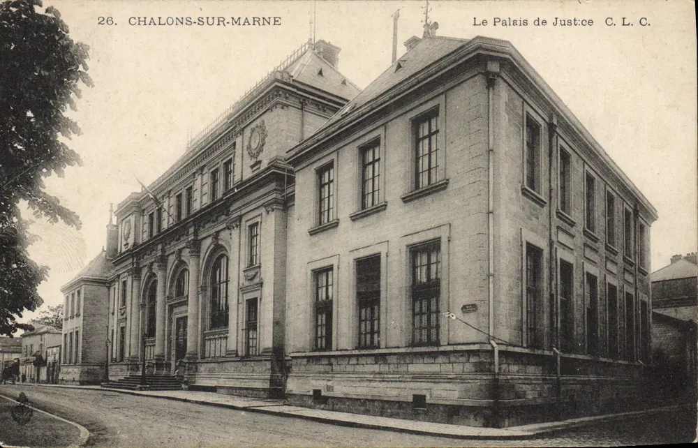 Chalons-sur-Marne — Le Palais de Justice — C. L. C. 번호 26 - 앞면