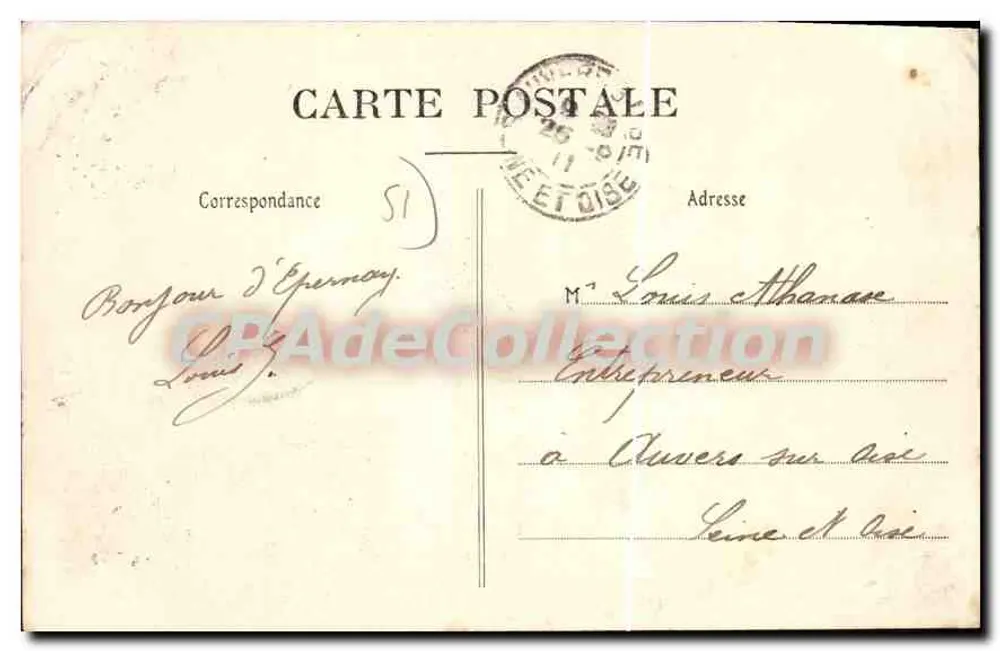 Epernay — Castelo Mercier — A Champagne - Verso