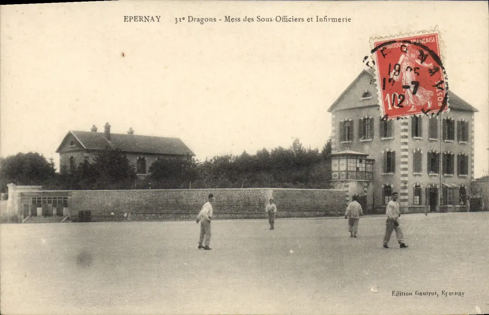 Epernay - 31. Dragoner - Offiziersstube und Sanitätsstation — Edition Gautrot, Epernay - Vorderseite
