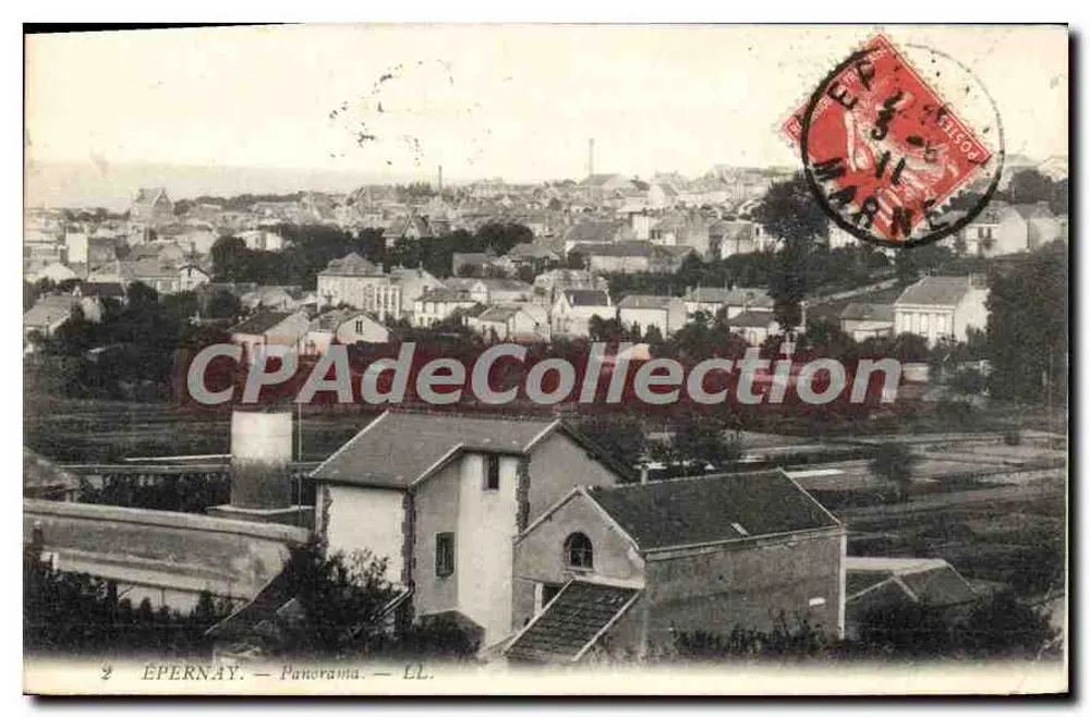 Epernay — Panorama — LL. - Frente