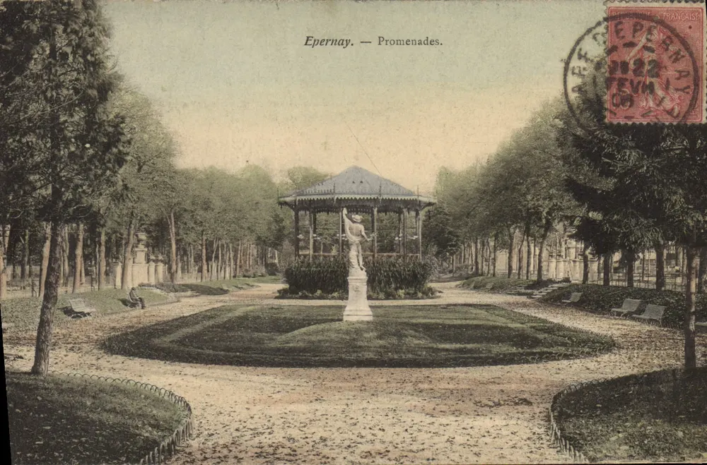 Epernay — Promenades — Editor desconhecido, número de série não visível - Frente