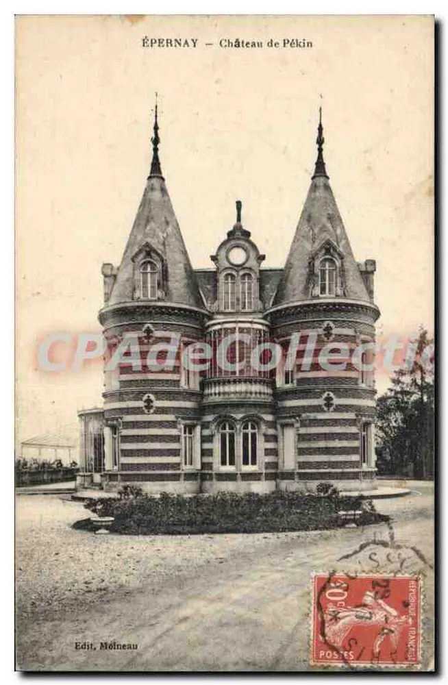 ÉPERNAY — Castelo de Pékin — Ed. Moineau - Frente