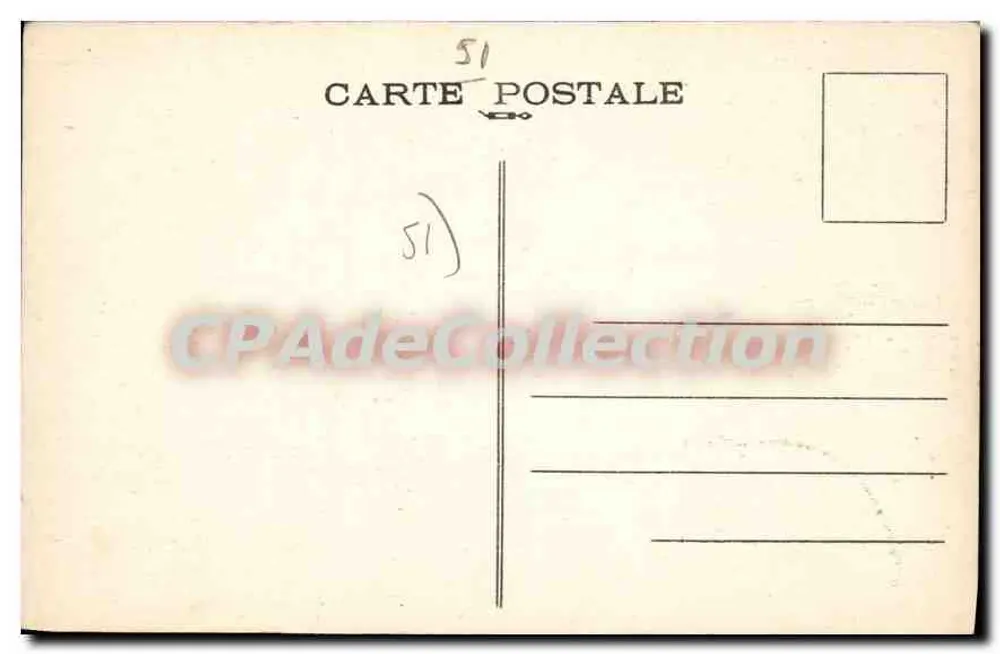 Place du Parvis und Eingang zur Rue Libergier — Reims — G. Graff et Lambert, Verlag Reims, Nr. 17 - Rückseite