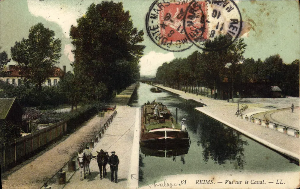 Reims — Uitzicht op het Kanaal — LL. - Voorkant