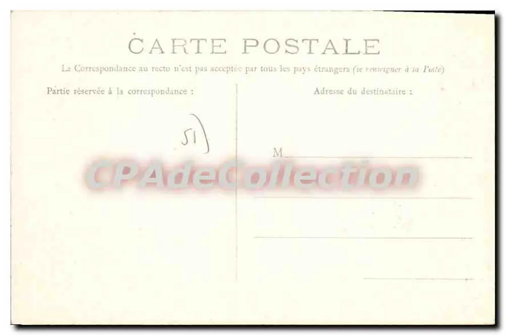 Reims — Place Royale — unknown publisher, n° 34 - Back
