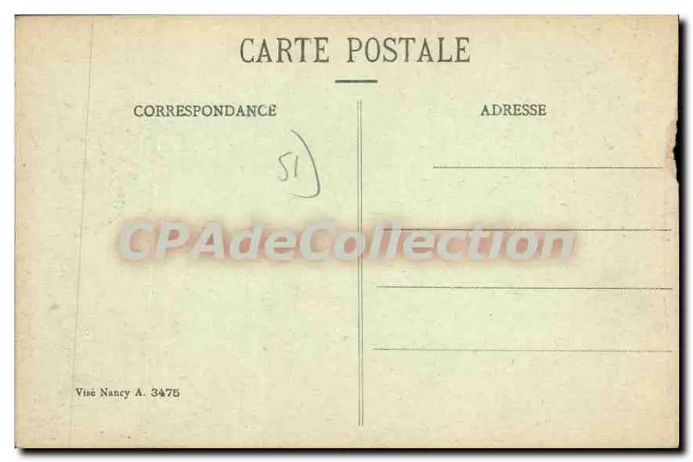 Reims während seiner Bombardementsjahre 1914-15 16 — Rue Cérès — Sammlung G. Dubois, Reims - Rückseite