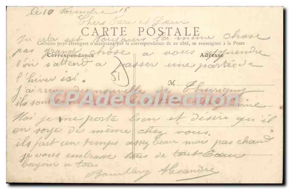 Vitry-le-François (Marne) — O Ponte e a Porta do Ponte — B. F., PARIS - Verso