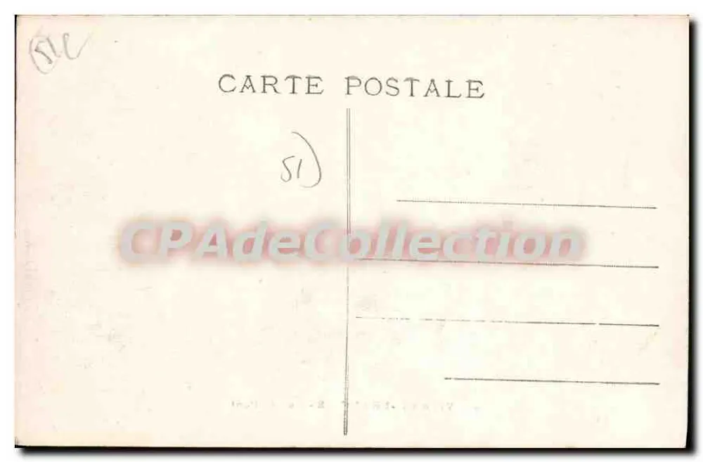 VITRY-le-FRANÇOIS - Rue du Pont — vista da rua com igreja no fundo — editor R.F. n°4 - Verso
