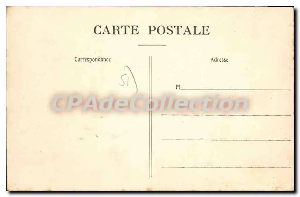 Fismes — Ehemaliges Rathaus — Photo Martin, Verlag Chevalet, Rennes - Rückseite