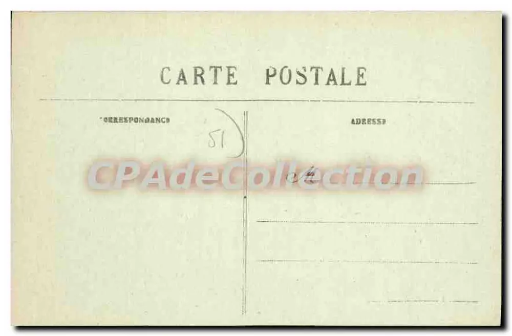 Das Schloss Montmort und seine Gräben — Umgebung von Épernay — Phot. Ém. Choque, Imp.-Édit. Épernay - Rückseite