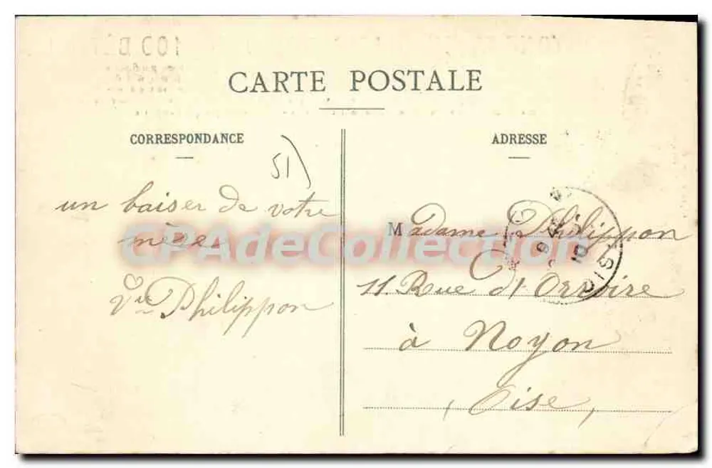 Schafe und ein Champenois machen 100 Tiere! — S. Braun-lair, Troyes - Rückseite