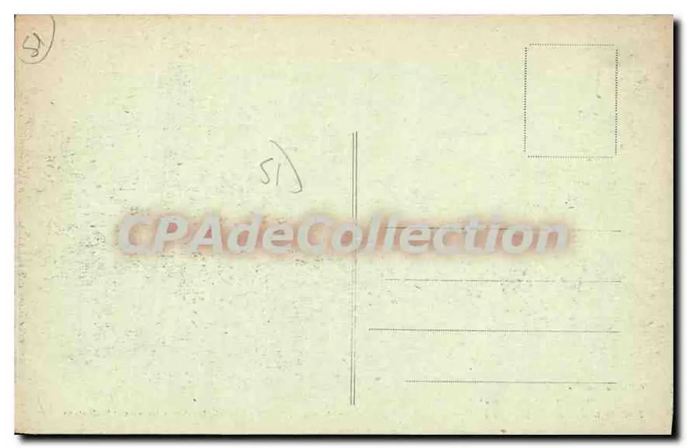 Sézanne (Marne) — Gedenkstein für das Vaterland — Neue Sammlung, n°1 - Rückseite