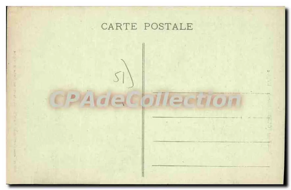 VILLE-sur-TOURBE (Marne) — La Chiesa — Edizione Photo-Souvenir, Châlons-sur-Marne - Verso
