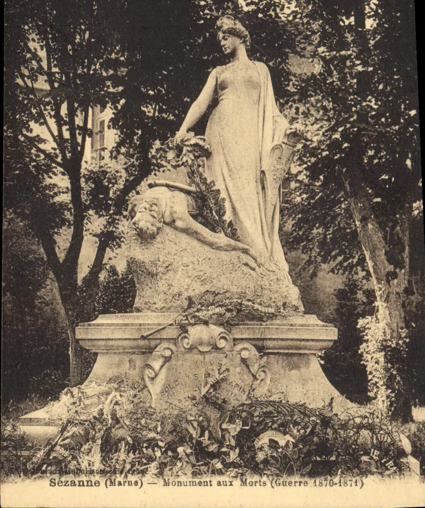 Sézanne (Marne) — Monument aux Morts (Guerre 1870-1871) - Frente