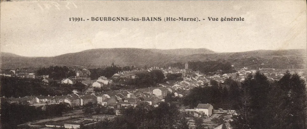 Bourbonne-les-Bains (Hte-Marne) — Vista geral — Impressora da Chicória em Bourbonne-les-Bains - Frente