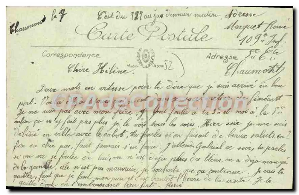 Chaumont — Kiosco Musical en el Paseo del Boulingrin — LL. — N° 95 - Reverso
