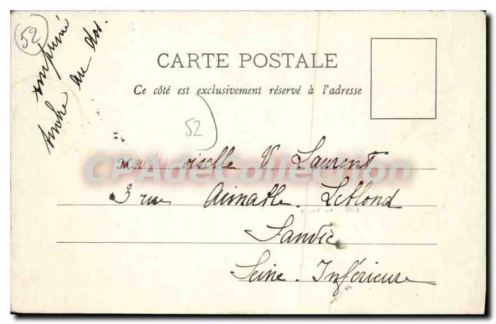 Langres, Hotel de Ville — A. Voygier fot.-editora — n°52 - Verso