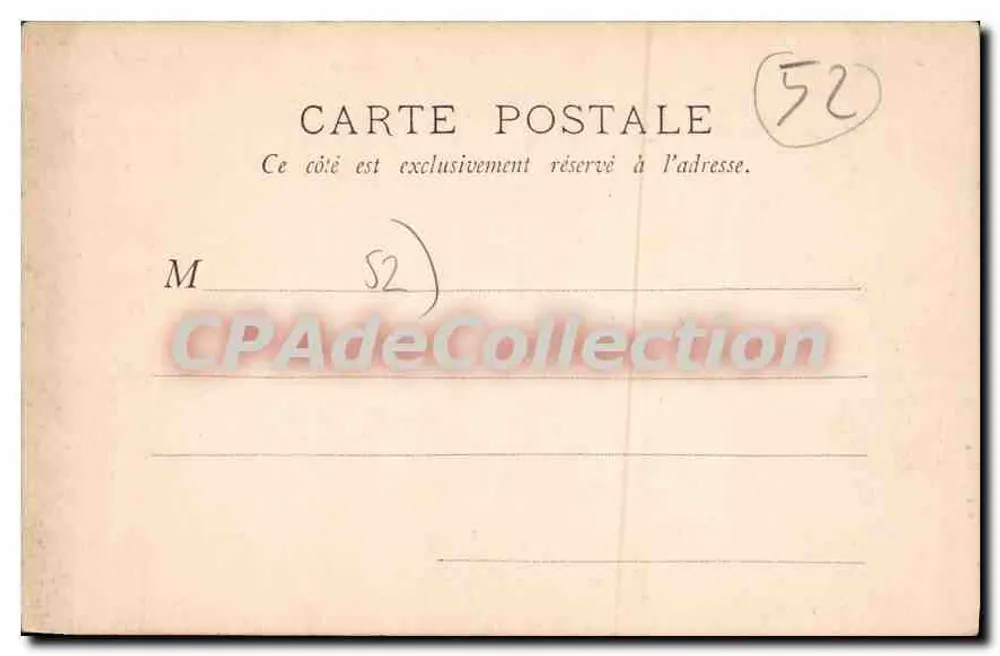 Langres — Catedral — B.F., Paris - Verso