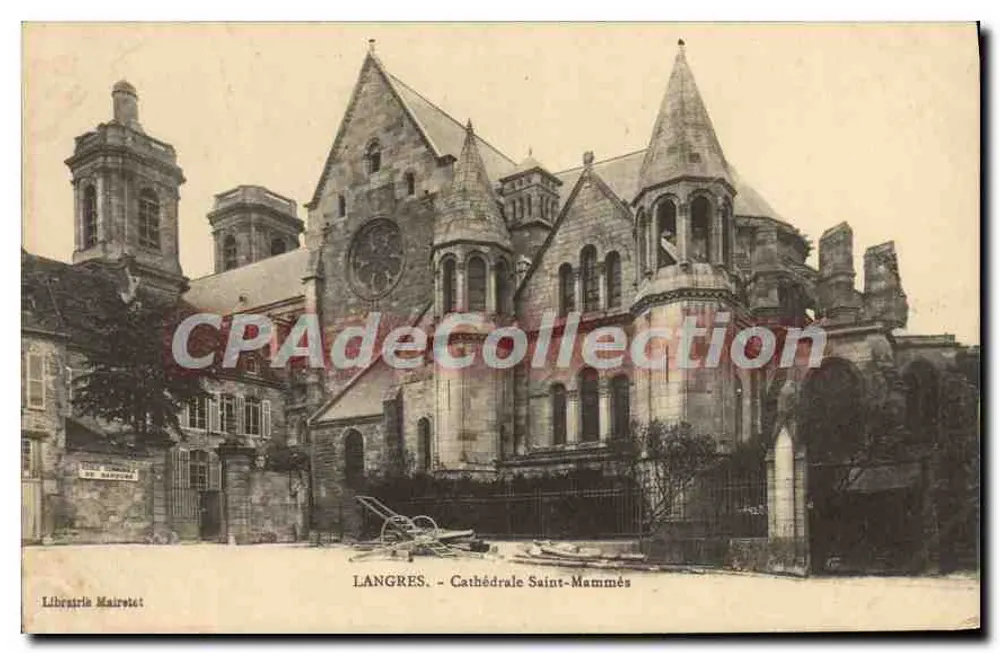 Langres - Catedral de São Mammès — Livraria Mairet - Frente