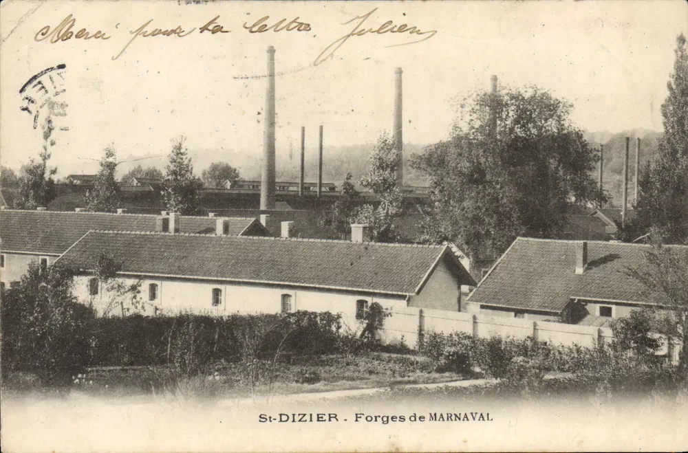 St-Dizier - Hüttenwerke Marnaval — Verlag Julien, Seriennummer nicht sichtbar - Vorderseite