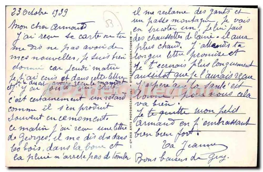 Castelo-Gaontier — Vista de Bel-Air — LL.43 — Editor: CPAdéCollection - Verso