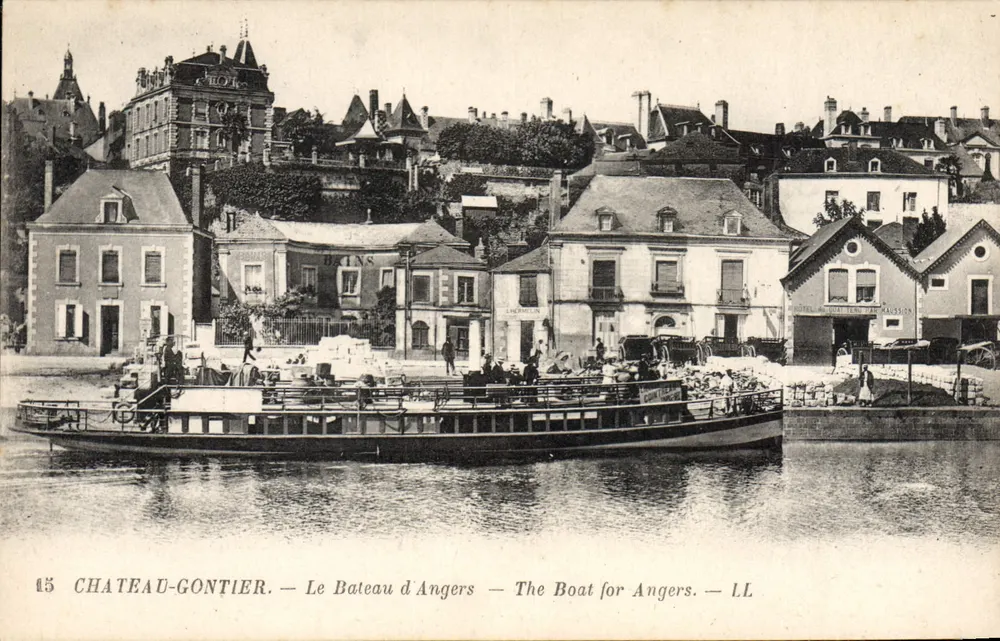 Castelo-Gaontier — O Navio de Angers — LL - Frente