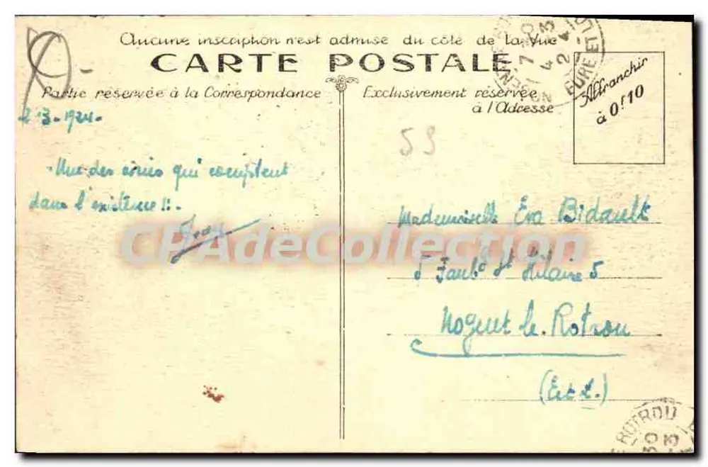 Château-Gaontier (Mayenne) — Die Kirche St-Jean und der englische Garten von den Brücken aus gesehen — J. Malicot, phot. - Sable-sur-Sarthe - Rückseite