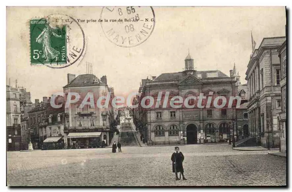 Mayenne — Ansicht aus der rue de Bel-Air — N. G. - Vorderseite