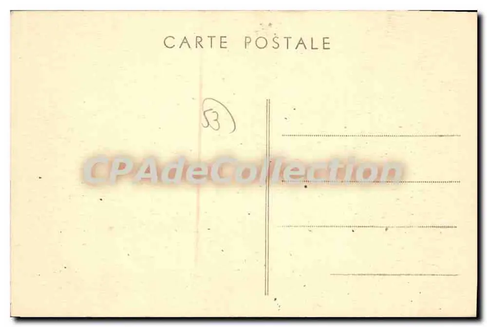 Fougerolles-du-Plessis (Mayenne) — Etang de Goué — Combier Imp. Macon - Rückseite