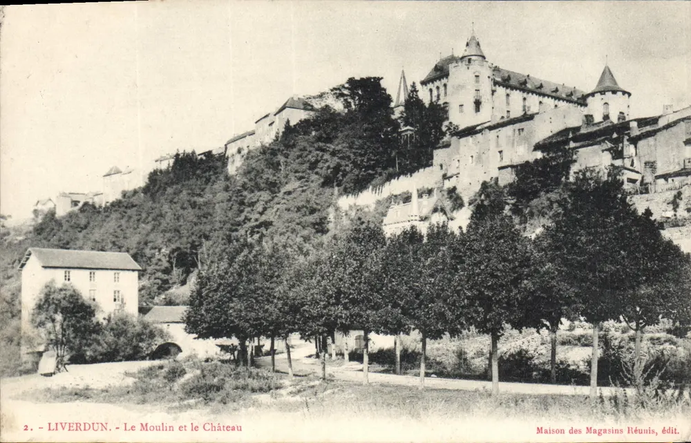 Liverdun - A Moinha e o Castelo — Maison des Magasins Réunis, edição n°2 - Frente
