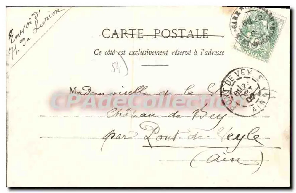 Liverdun - A Moinha e o Castelo — Maison des Magasins Réunis, edição n°2 - Verso