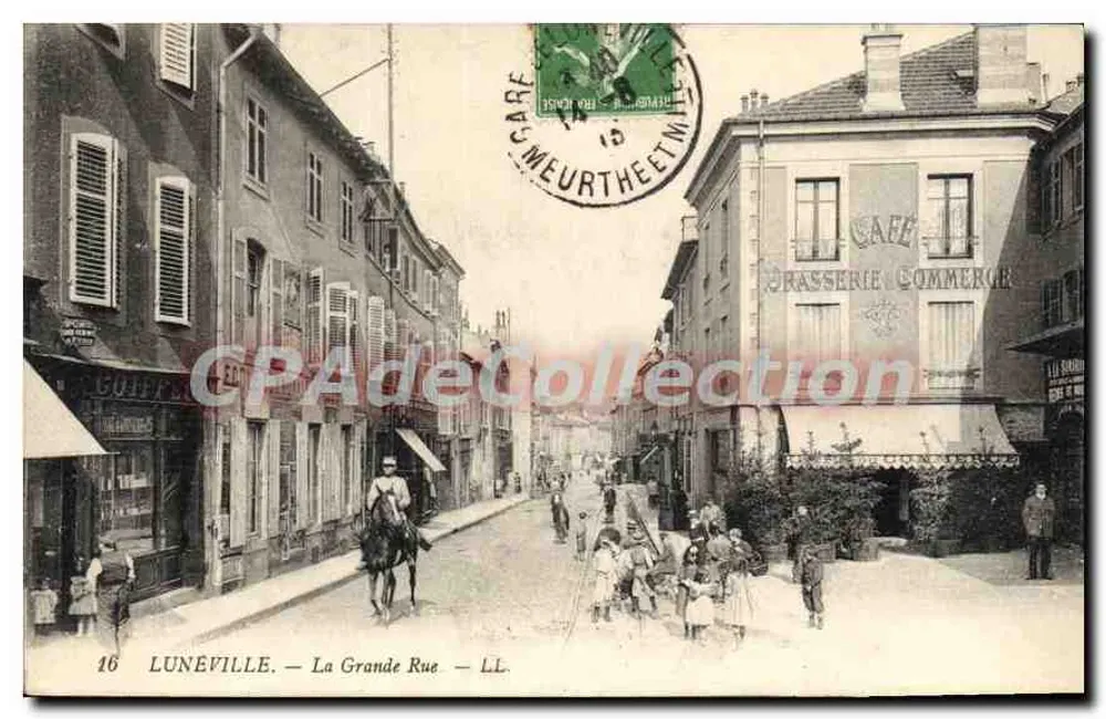 Lunéville — A Grande Rua — LL. Editor LL. - Frente