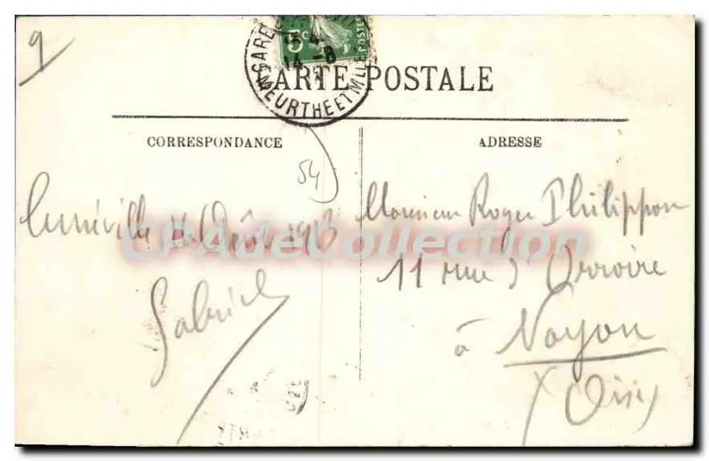 Lunéville — A Grande Rua — LL. Editor LL. - Verso