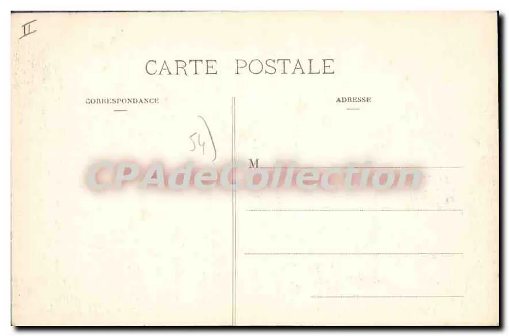 Peregrinação à Nossa Senhora de Lourdes — Souvenir de Saint-Mansuy (Nancy) — Editor anônimo - Verso