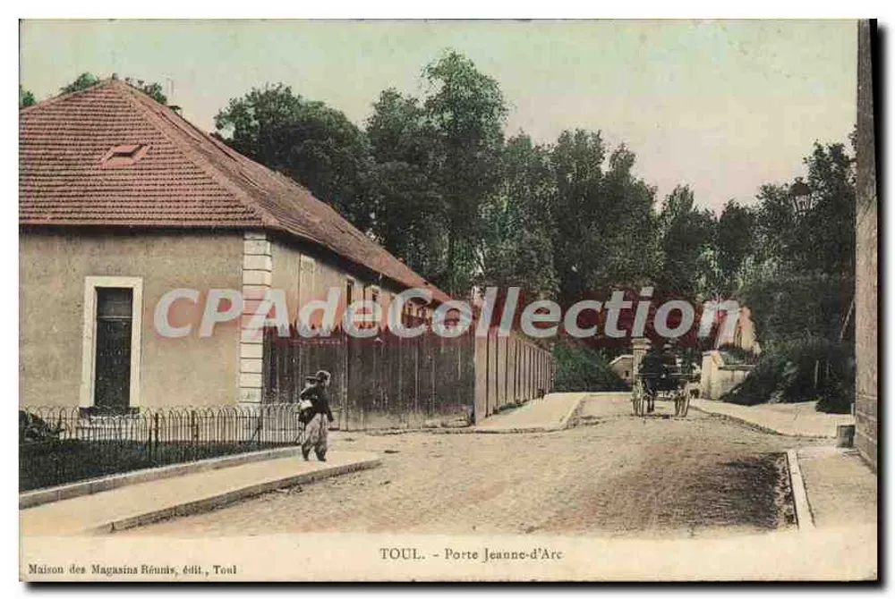 TOUL. - Porta Jeanne-d'Arc — Casa dos Magasins Réunis, edição Toul - Frente