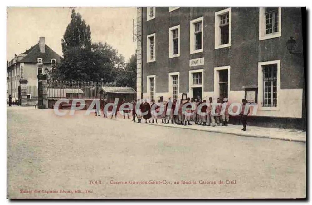 Toul - Kasernen Gourion-Saint-Cyr, im Hintergrund die Kaserne Creil — Maison des Magasins Ibérons, Verlag, Toul - Vorderseite