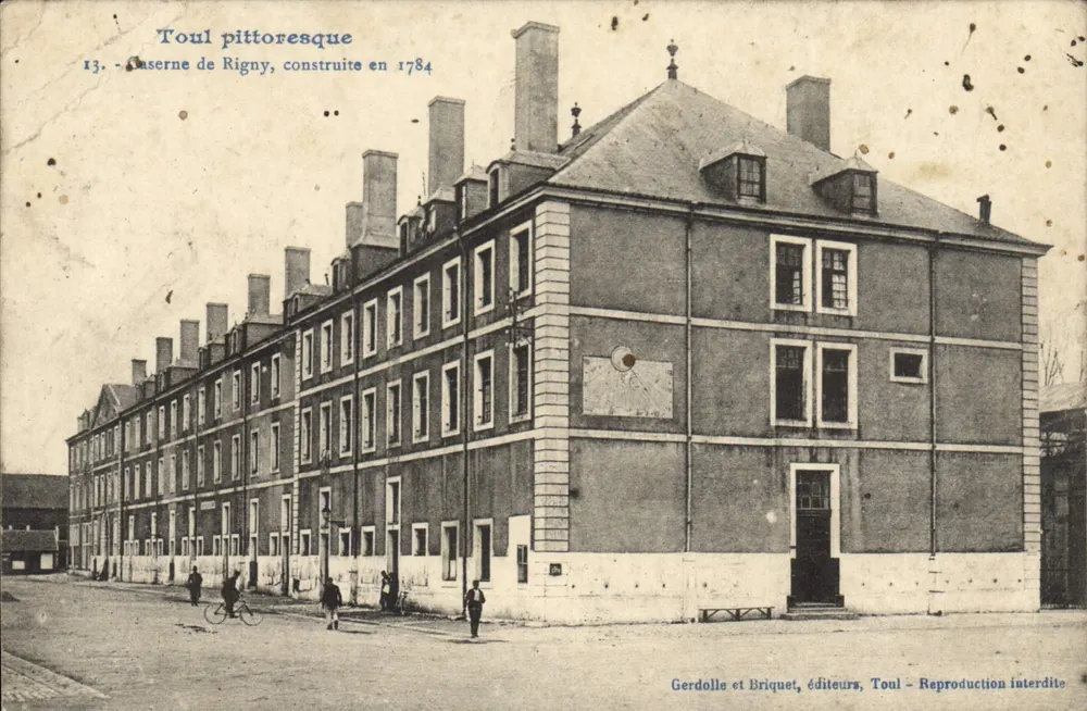 Rigny-Kaserne — Toul pittoresk — Gerdolle et Briquet, Toul - Vorderseite