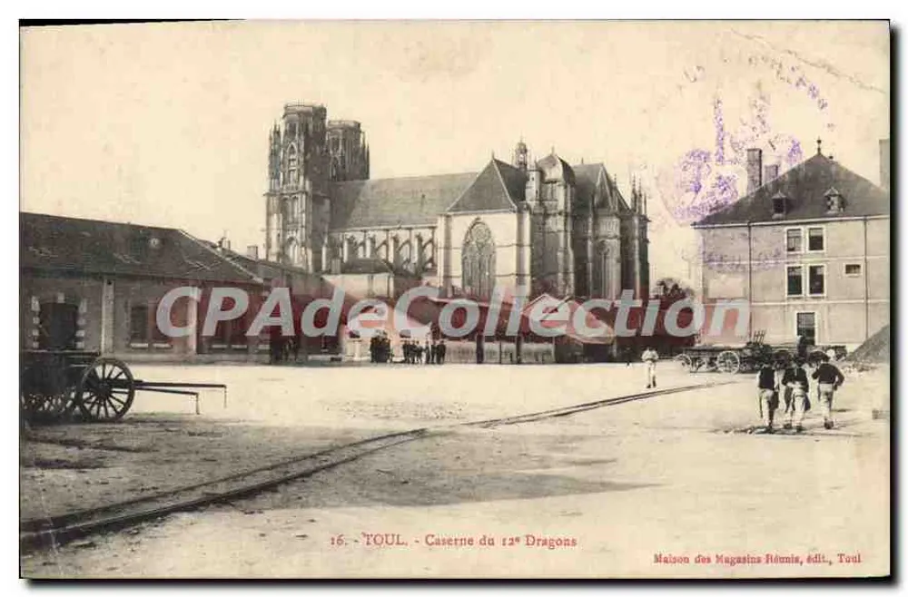 Toul - Quartel do 12º Dragões — Maison des Magasins Réunis, editora, Toul - Frente