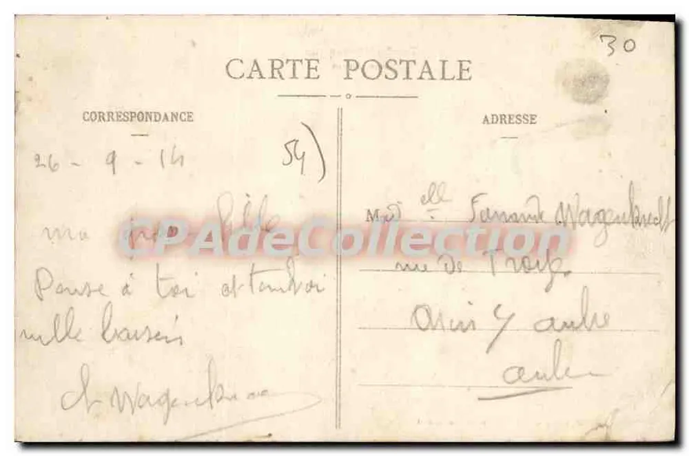 Toul pitoresco — Rue Carnot — Berdolls & Briquet, editores, Toul - Verso
