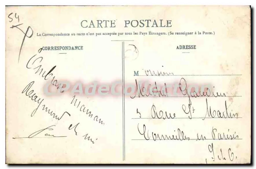 Bayon - Les 2 Ponts sur la Moselle — Baith et Mitaine, éditeur - Verso