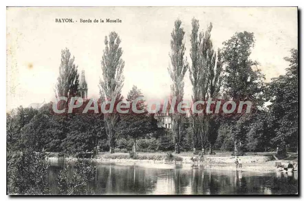 Bayon - Bords de la Moselle — CPAdeCollection - Vorderseite